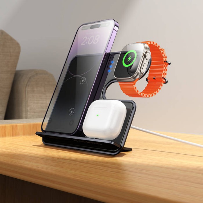 Hoco CQ19 Falcon vertical wireless Беспроводное зарядное устройство