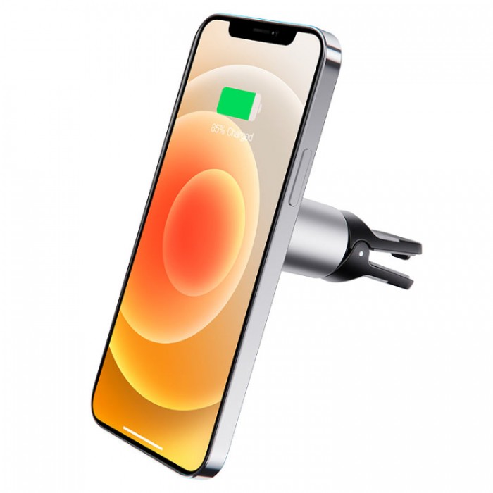 Borofone BH43 Xperience magnetic wireless charger Беспроводное зарядное устройство-автодержатель с поддержкой MagSafe