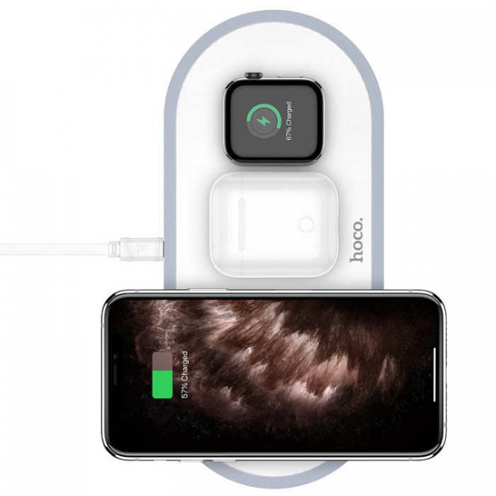 Hoco CW24 Handsome 3-in-1 Wireless Charger Беспроводное зарядное устройство