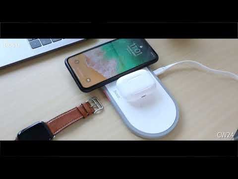 Hoco CW24 Handsome 3-in-1 Wireless Charger Беспроводное зарядное устройство