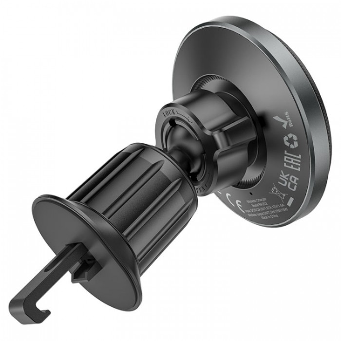 Borofone BH202 Seaside magnetic wireless charger Беспроводное зарядное устройство-автодержатель с поддержкой MagSafe