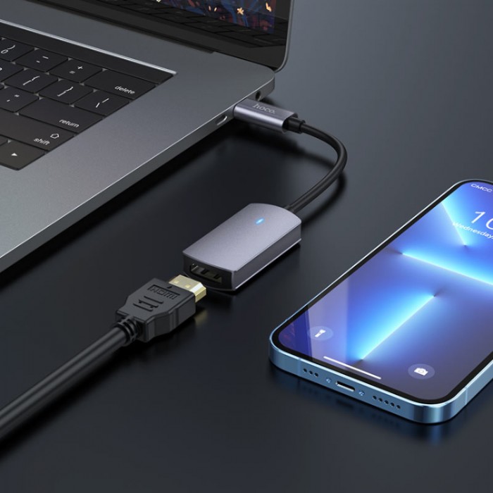 Hoco UA20 Presage HDMI - USB Type-C Адаптер