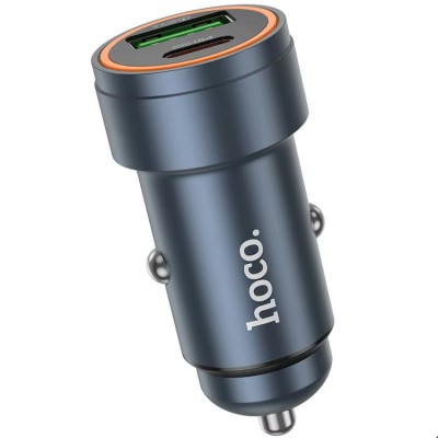 Hoco Z57A Glorious USB-C - USB 30W + Cable USB-C - USB-C Автомобильное зарядное устройство и кабель USB-C