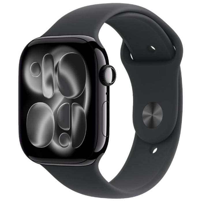 Apple Watch Series 11, 46 мм (MFD74) Умные часы Корпус из титана золотого цвета, миланский браслет золотого цвета S/M