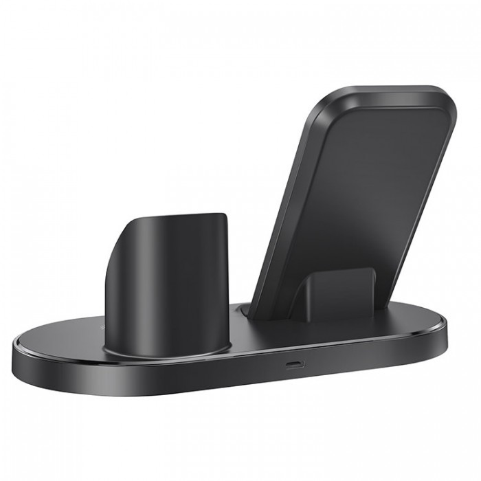 Borofone BQ10 Wise source 3-in-1 Wireless Charger Беспроводное зарядное устройство