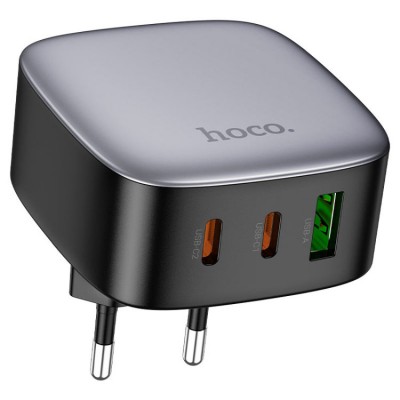Hoco CS33A Rise PD+QC3.0 USB-A + 2*USB-C (30 Вт) Сетевое зарядное устройство