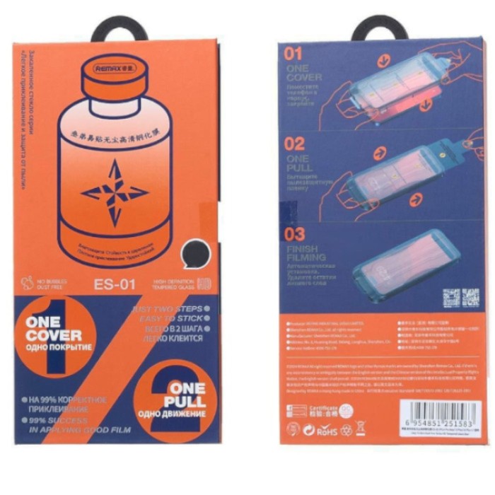 Remax Glass ES-01 Easy to Stick Защитное стекло для iPhone 17 Pro