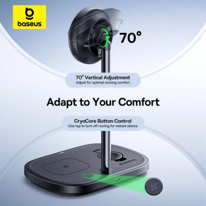 Baseus FS41 3-in-1 Wireless Qi2 Charging Stand with TEC Cooling Беспроводное зарядное устройство