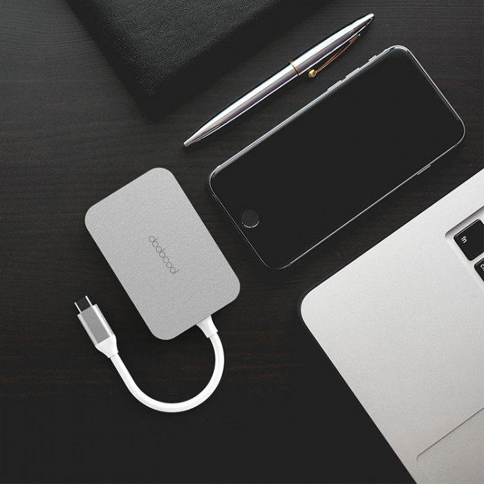 Dodocool DC30 USB-C HUB 7-in-1 (HDMI, USB, SD, TF) Адаптер