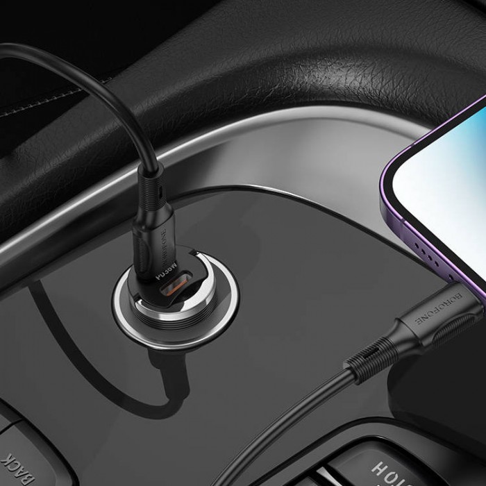 Borofone BZ29B Outstanding 2xUSB-C PD36W Автомобильное зарядное устройство