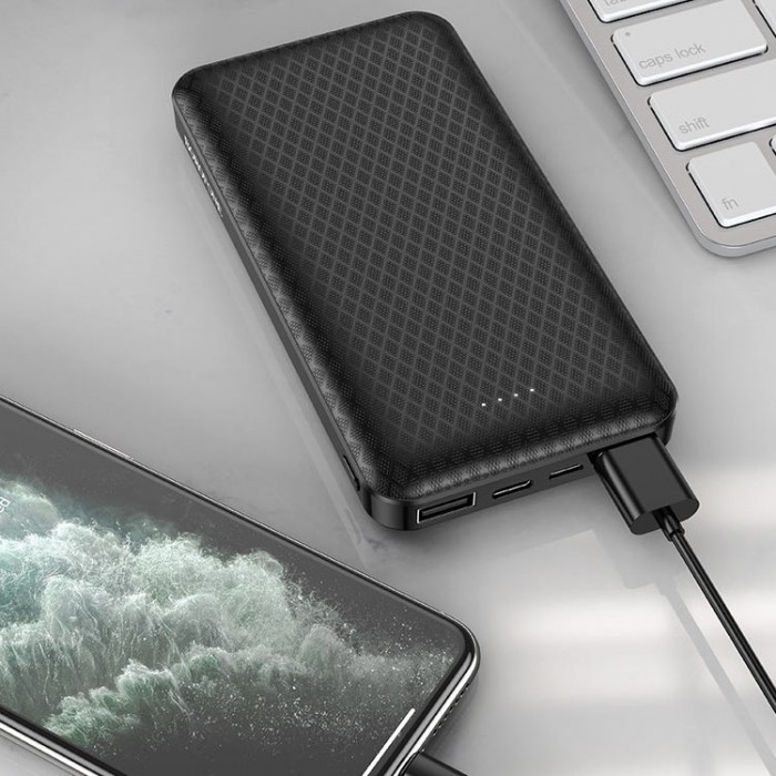 Borofone BJ3 Minimalist Power Bank 2A (10 000 мАч) Внешний аккумулятор