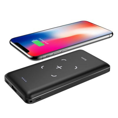 Hoco J50 Black Surf wireless charging mobile power bank (10 000 мАч) Внешний аккумулятор