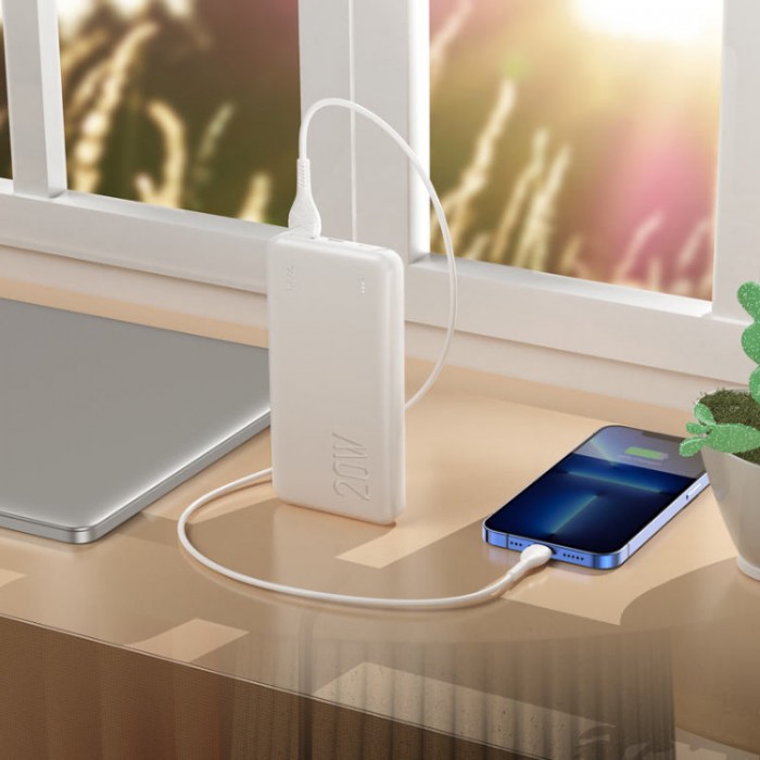 Hoco J87 Tacker PD20W+QC3.0 (10 000 мАч) Внешний аккумулятор