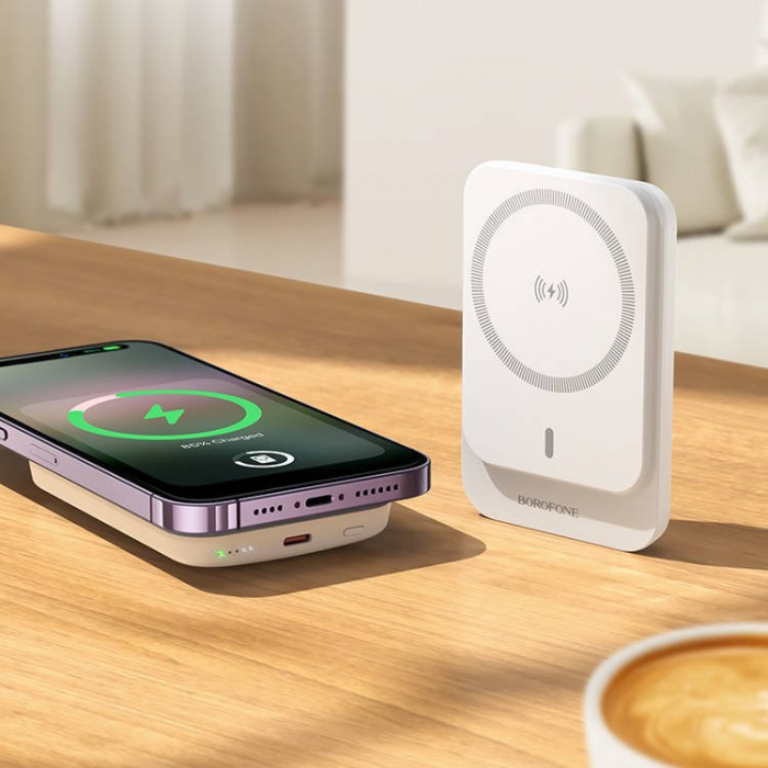 Borofone BJ63 Nimble PD20W wireless magsafe power bank (10 000 мАч) Внешний аккумулятор