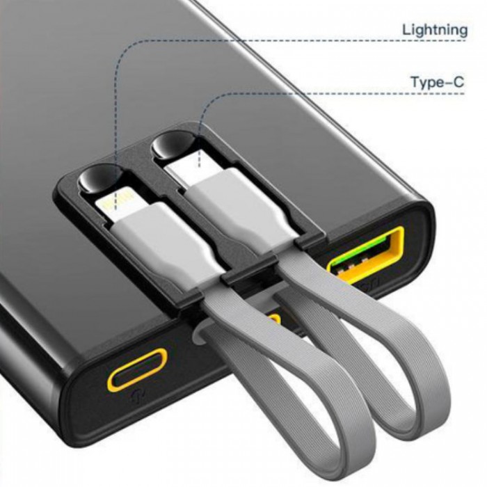 XO PR196 PD20w+QC22.5W fast charging powerbank (20 000 мАч) Внешний аккумулятор