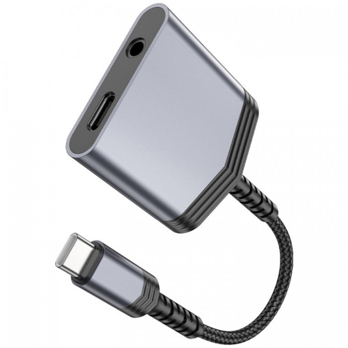 Hoco LS39 Type-c на Type-c + 3.5mm digital audio converter Адаптер