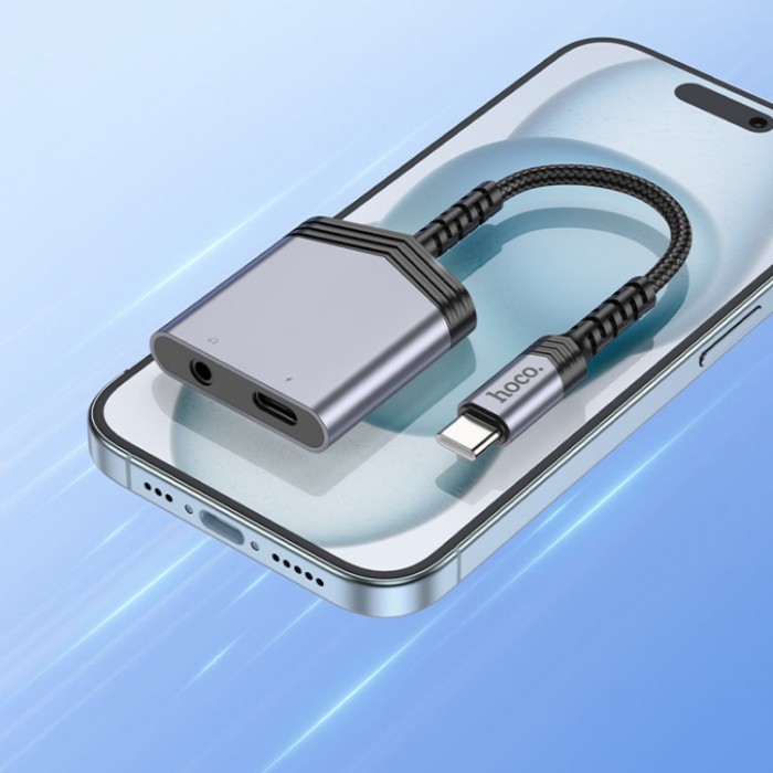 Hoco LS39 Type-c на Type-c + 3.5mm digital audio converter Адаптер