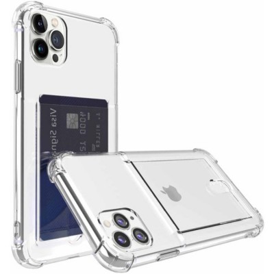 Silicone Transparent Card Holder Series Чехол для iPhone 14