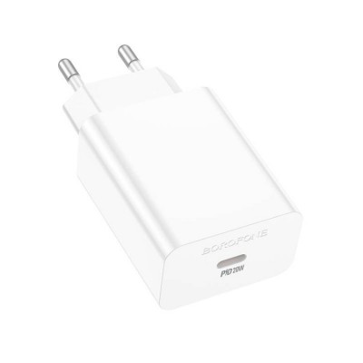 Borofone BA21A Pro Long PD 20W PD3.0 Type-C (20 Вт) Сетевое зарядное устройство