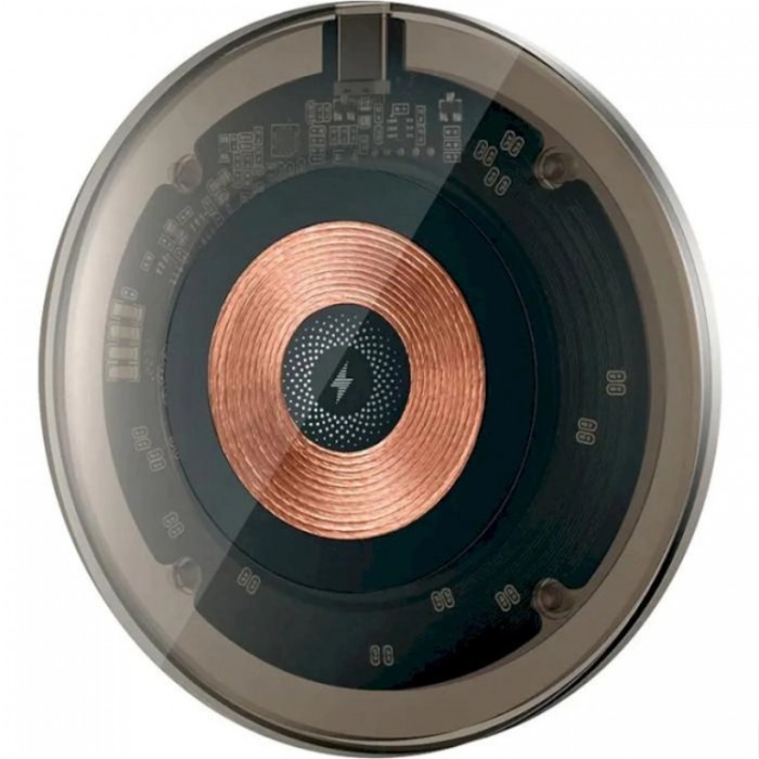 XO WX031 15W Clear Magnetic Wireless Charger Беспроводное зарядное устройство с поддержкой MagSafe