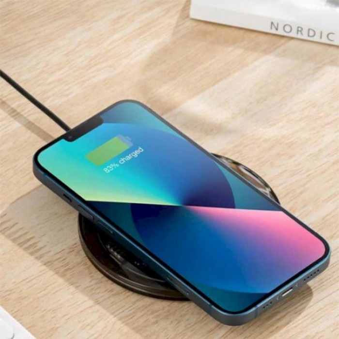 XO WX031 15W Clear Magnetic Wireless Charger Беспроводное зарядное устройство с поддержкой MagSafe