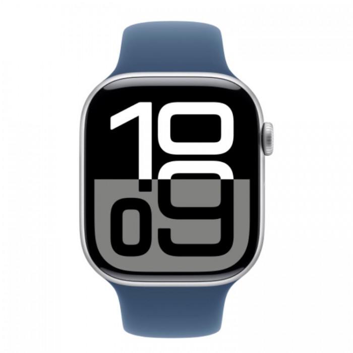 Apple Watch Series 10, 46 мм, Умные часы Корпус из алюминия цвета «Розовое золото», спортивный ремешок цвета «Румянец»