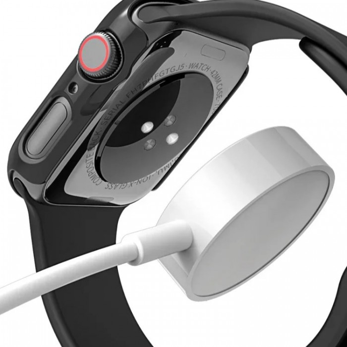 URVOI Apple Watch Case+Glass Чехол с зазщитным стеклом для Apple Watch 4/5/6/SE/SE 2 (44мм)