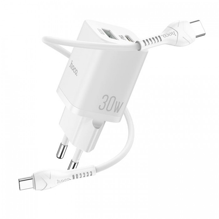 Hoco N13 PD 30W + QC 3.0 (30 Вт) Сетевое зарядное устройство