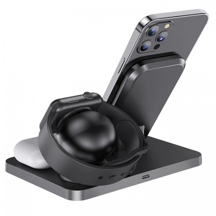 Hoco CW33 Wisdom 3-in-1 Wireless Charger Беспроводное зарядное устройство