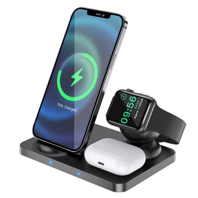Hoco CW33 Wisdom 3-in-1 Wireless Charger Беспроводное зарядное устройство