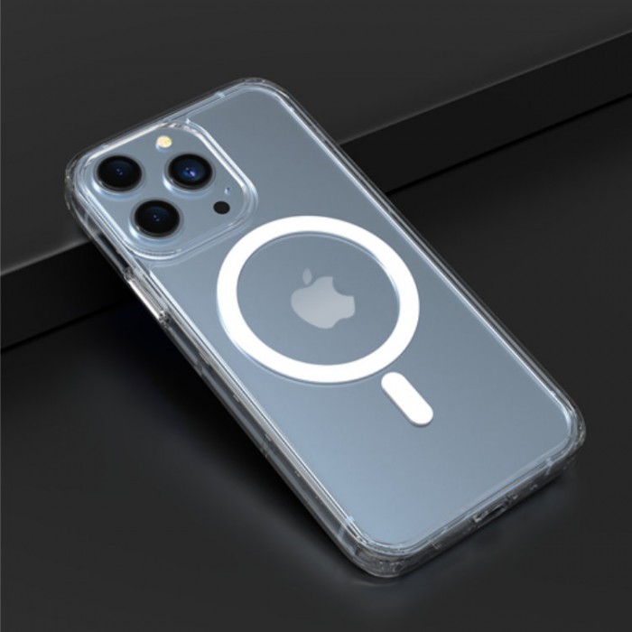 Silicone Transparent MagSafe Series Чехол с поддержкой MagSafe для iPhone 15 Plus