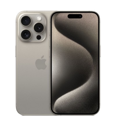 Apple iPhone 15 Pro 128 Гб Натуральный титан (Natural Titanium) SIM+eSIM Смартфон