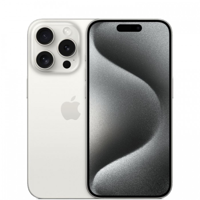 Apple iPhone 15 Pro 256 Гб Белый титан (White Titanium) SIM+eSIM Смартфон