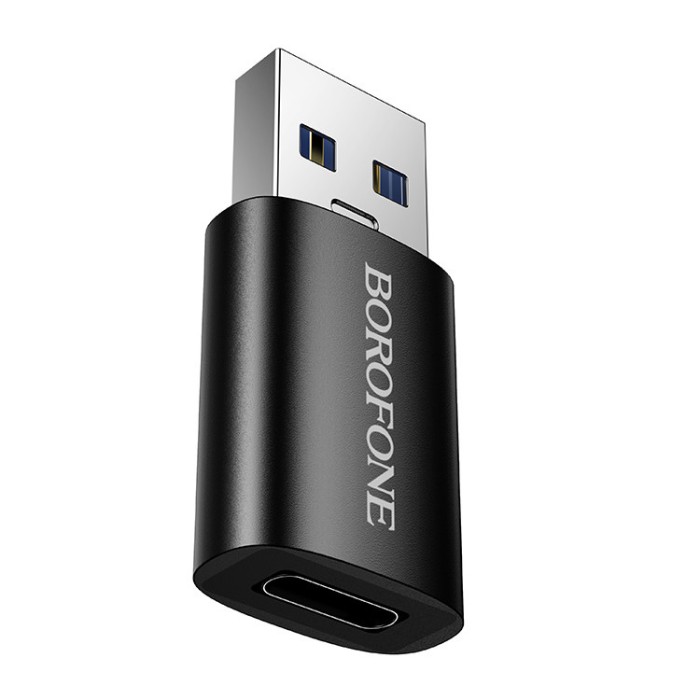 Borofone BV26B USB3.0 (m) - Type-C (f) Адаптер