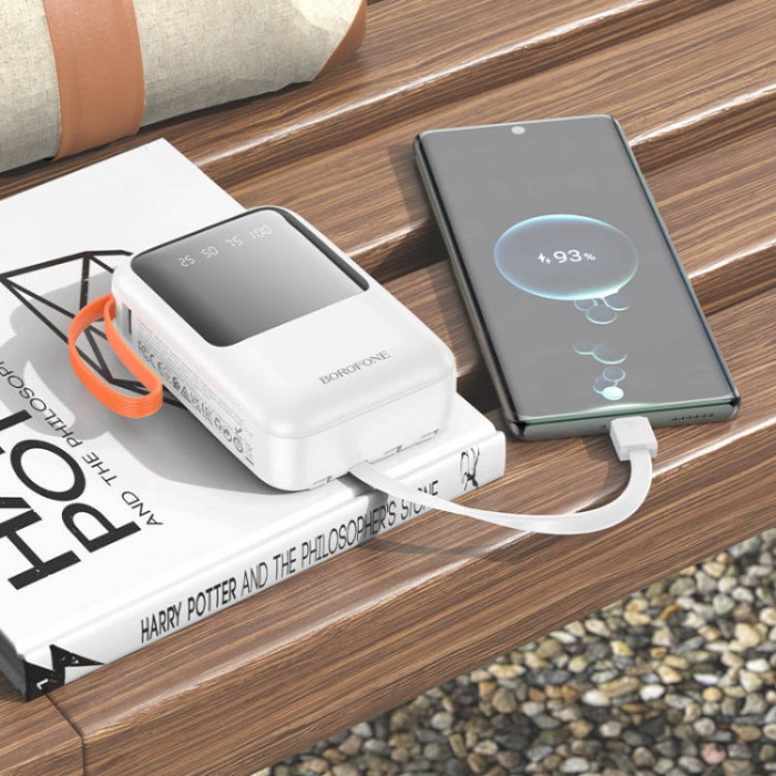 Borofone BJ60 Rapid USB+Lightning+microUSB+Type-C (10 000 мАч) Внешний аккумулятор