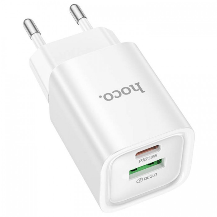 Hoco C149A PD+QC3.0 30W 3.0 USB + USB-C (30 Вт) Сетевое зарядное устройство