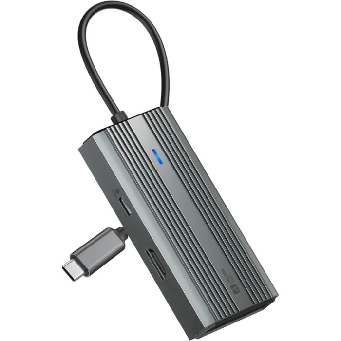Sanzang SZPW-5P USB-C HUB 5-in-1 (HDMI, USB-A 2.0*2, USB-A 3.0, PD) Адаптер