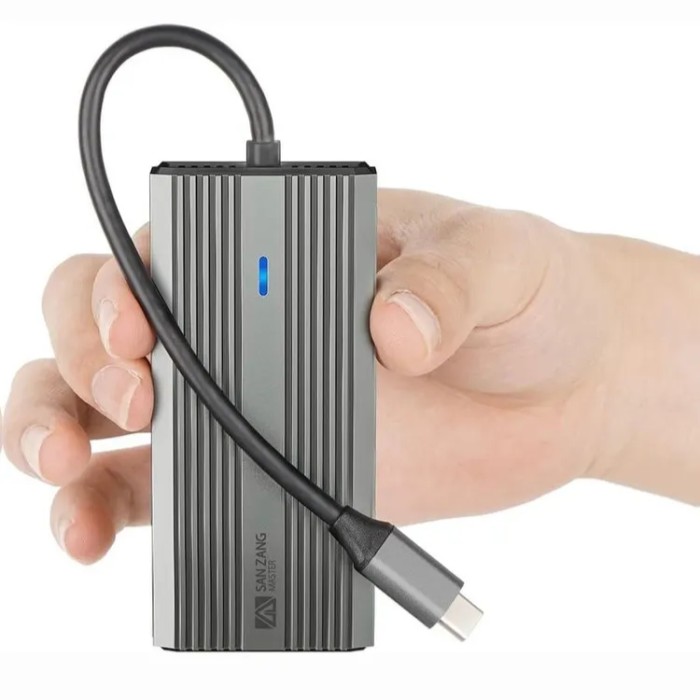 Sanzang SZPW-5P USB-C HUB 5-in-1 (HDMI, USB-A 2.0*2, USB-A 3.0, PD) Адаптер