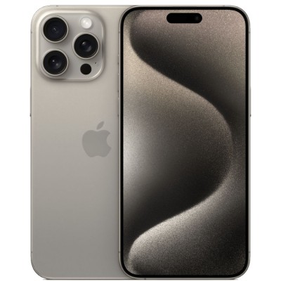 Apple iPhone 15 Pro Max 256 Гб Натуральный титан (Natural Titanium) SIM+eSIM Смартфон