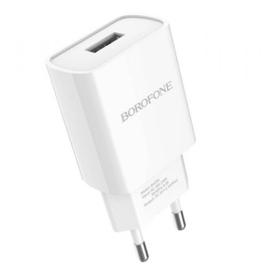 Borofone BA20A Sharp Single Port Charger (10,5 Вт) Сетевое зарядное устройство