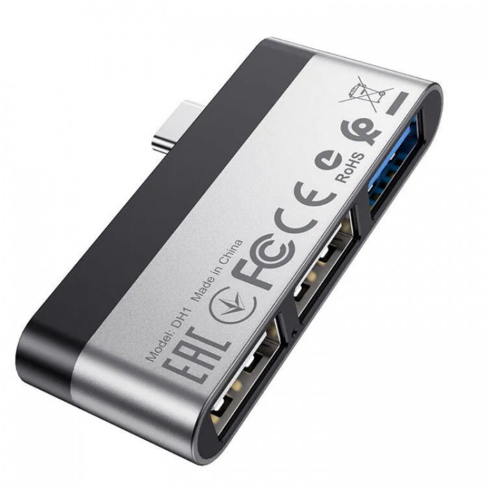 Borofone DH1 USB-C на USB3.0+2xUSB2.0 Адаптер