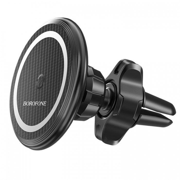 Borofone BH45 magnetic wireless charger Беспроводное зарядное устройство-автодержатель с поддержкой MagSafe