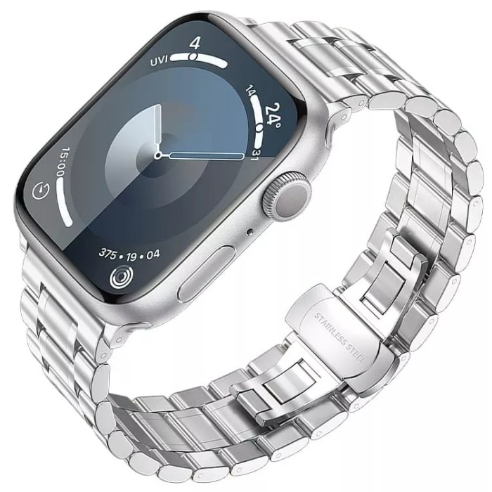 Hoco WA32 Grand series five-bead steel strap Ремешок для Apple Watch 49/46/45/44