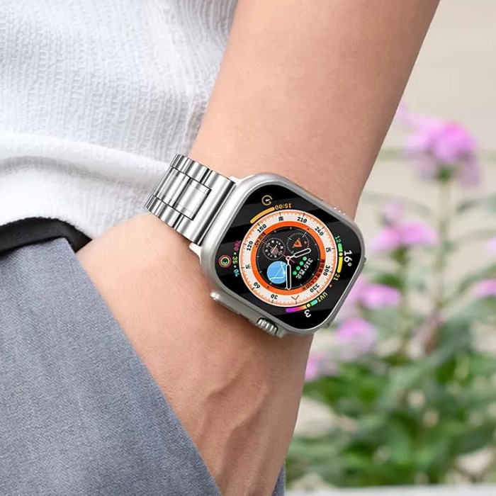 Hoco WA32 Grand series five-bead steel strap Ремешок для Apple Watch 49/46/45/44