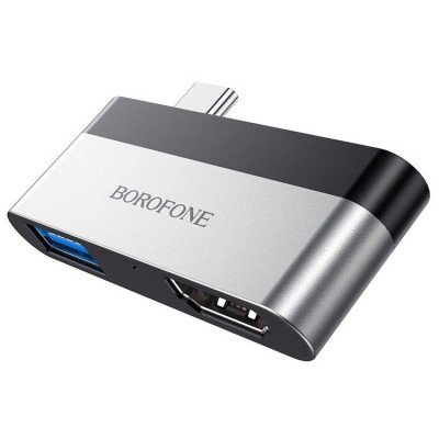 Borofone DH2 USB-C на USB3.0+HDMI Адаптер