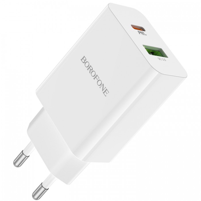 Borofone BA56A Lavida USB+Type-C (20 Вт) Сетевое зарядное устройство